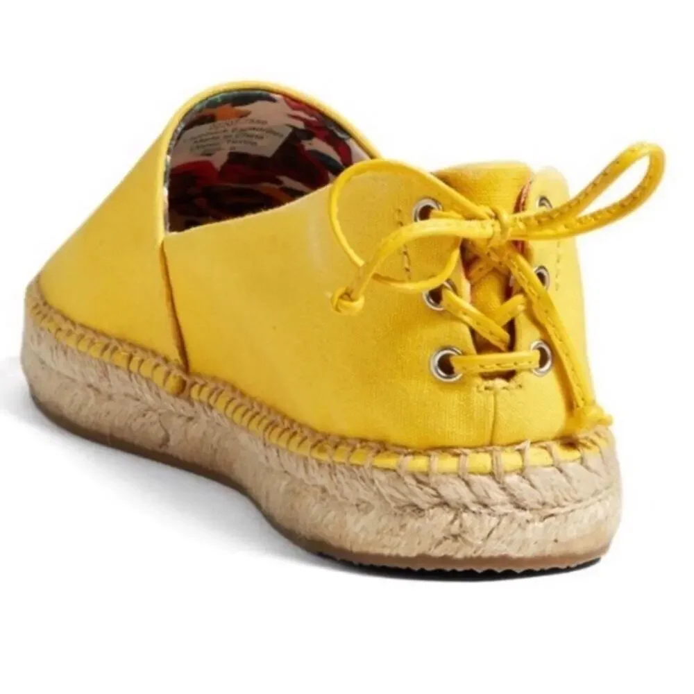 Vera Bradley Laceback Espadrilles, Maize, Yellow, 8, 10
